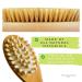 Dry Brushing Body Brush with Boar Bristles - Anti Cellulite Treatment & Skin Smoother for Thighs, Buttocks & Back - Long Handled Massager for Lymphatic Drainage - Buy Online on GoSupps.com