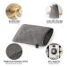 PHOGARY 10 Pack Microfiber Body Wash Mitts - Reusable European Style Makeup Remover Gloves - Grey (6.8 inch) - Buy Online on GoSupps.com