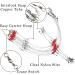 Clear Nylon Fishing Wire Leaders Rigs - Saltwater Tackle with Swivel Snaps - 12pcs - Buy Online on GoSupps.com