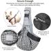 Cuby Dog Carrier Bag for Small Dogs | Breathable Cotton Travel Bag | Safe & Convenient for Pets (Gray-White) - Buy Online on GoSupps.com