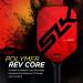 SLK Evo Hybrid & Soft Pickleball Paddles | Premium Fiberglass & Carbon Fiber Construction | Red/Black Design | Polymer Power & Soft Core Technology - Buy Online on GoSupps.com