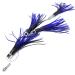 Daisy Chain Trolling Fishing Lure Teaser for Mahi, Tuna, Wahoo | 6.5 inch Black/Purple - Buy Online on GoSupps.com