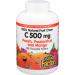 Natural Factors 100% Natural Fruit Chew Vitamin C Peach Passionfruit and Mango 500 mg 180 Chewable Wafers