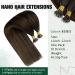 RUNATURE Nano Beads Brown Ombre Hair Extensions 14 Inch 50g - Real Human Hair - Buy Online on GoSupps.com