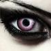 DESIGNLENSES bright pink colored Halloween costume contact lenses 1 pair (2 pieces) soft pink colored lenses without prescription Pink Elf"