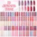 Maitys 700 Glitter Nail Wraps - Self-Adhesive Polish Strips for Women & Girls | Nail Art Decals with File - 50 Sheets - Buy Online on GoSupps.com