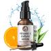 Vitamin C Serum for Face with Hyaluronic Acid Best Anti Aging Serum on Face Skin Eye - Vegan Amino Complex - Natural & Organic - Anti Wrinkle Fine Lines Fades Age Spots - 30ml by Foxbrim
