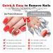 LOUINSTIC Gel Nail Polish Remover - Fast 2-5 Minute Gel Polish Removal (2pcs) | Nail Polish Remover Tool Included - Buy Online on GoSupps.com