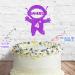Cakeshop Cake Decoration Pack | Astronaut Spaceman Premium Double Sided Glitter Card Cake Topper Sign & 25g Party Pack of Cake Sugar Sprinkles | Custom Name & Age Cake Decoration (Purple) Non-Prime Glitter Card: Purple - Buy Online on GoSupps.com