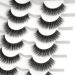 3D Clear Band Cat Eye False Eyelashes | Natural Look Wispy Fake Eyelashes | Reusable Soft Eyelash Set | Happy Heartbeat No.207 (7 Pairs) - Buy Online on GoSupps.com