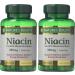 Nature's Bounty Flush Free Niacin 500mg - 240 Capsules (2 x 120 Count Bottles) - Buy Online on GoSupps.com