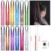 Jinlaili 12 Colors Hair Lametta - Glitter Hair Extensions for Parties & Festivals | 3360 Strands with Tools - Buy Online on GoSupps.com