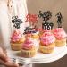 Cyodoos 24PCS Music Singe Cupcake Toppers Music Enthusiast Concert Theme Legendary Since 1989 Theme Party Birthday Birthday Cupcake Toppers for Girls Music Singer Party Cupcake Toppers Black - Buy Online on GoSupps.com