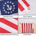 Universal Boat Flag Marine 12x18 + 4 Pole Kits | Ensign Nautical American Flag 12x18 Inch for Yacht Boat - Buy Online on GoSupps.com