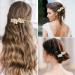 Vintage Opal French Pearl Hair Barrettes - Decorative Hair Clips for Women and Girls - Buy Online on GoSupps.com