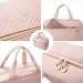 LOVEVOOK Hanging Travel Toiletry Bag for Women - Waterproof Makeup Organizer in Pink - Buy Online on GoSupps.com