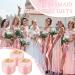 MTLEE Bridesmaid Candles Set - 8 Scented Soy Wax Gifts for Wedding Favors & Bridal Showers | Perfect Proposals & Birthday Gifts (Pink - Buy Online on GoSupps.com