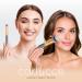 Carlucce Cream Makeup Brush - Vegan Angled Contour Brush for Blending & Highlighting - Soft Multifunctional Brush Made in USA - Hush-Hush Brush - Buy Online on GoSupps.com