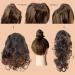 CAISHA 2 IN 1 Ponytail 12" Or 14" Hairpiece Clip On Extension Voluminous Wavy Burgundy Red H17-2 burgundy red #burg H17-2 - Buy Online on GoSupps.com