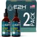 E2H EARTH TO HUMANS Vitamin D3 & K2 Supplement for Immune Support - Liquid Vitamin D3 5000 IU - Made in The USA | Non-GMO Vegan - (2 Bottles) 1 Fl Oz (Pack of 2)