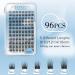 KevKev Individual Eyelashes 96Pcs Cluster Lashes D-MIX Fjord - Natural Wispy Style | DIY Eyelash Extension Kit with Super Thin Band & Soft Material - 8-16mm - Buy Online on GoSupps.com