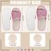Ramede Disposable House Slippers - 15 Pairs for Guests - Breathable Open Toe Indoor Spa Slipper - Hotel & Travel - 6 Large & 9 Medium Sizes - Buy Online on GoSupps.com