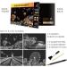 Rainbow Scratch Art Painting Paper (A4) for Kids & Adults - DIY Night View Scratchboard Set with 4 Sheets, Drawing Pen, and Clean Brush - Cinque Terre, Windmill, Hot Air Balloon, Ferris Wheel - Buy Online on GoSupps.com