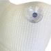 Super Soft White Bath Pillow with Suction Cups - Removable, Washable Cover - Buy Online on GoSupps.com