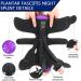 2022 Upgraded Plantar Fasciitis Night Splint with 3 Adjustable Straps - Purple - Buy Online on GoSupps.com