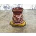Hand Painted Red Elephant Soapstone Oil Burner Aroma Diffuser | Jali Work Tea Light Holder for Aromatherapy - Buy Online on GoSupps.com