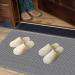Fiyson 5 Pair Disposable Slippers - Hotel & Travel Slipproof Coral Fleece Closed Toe - Fluffy Beige Slippers for Home & Guests (38 EU) - Buy Online on GoSupps.com