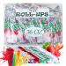 Bools Fruit Roll-Ups Variety Pack - 36 Ounce Individually Wrapped Fruity Snacks in Strawberry & Tropical Tie Dye Flavors - Use as Treats for School Lunch Loot Bags Party Favors Camping Trips & More