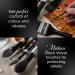 Silver Black Velvet Must Have Rounds Set - 7 Round Brushes in Sizes 0, 2, 4, 6, 8, 10, 12 - Buy Online on GoSupps.com