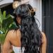 Magicsky 6 Pack 4 Inch Metal Hair Claw Clips - Gold & Wood Grain - Non-slip - for Thick Thin Hair - Styling Accessories for Women and Girls - Buy Online on GoSupps.com