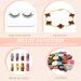 15 Pcs Press on Nail Storage Box with Adhesive Tape | Acrylic Organizer Case for Nail Salon | Transparent Packaging Boxes - Buy Online on GoSupps.com
