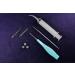 Tonsil Stone Remover Kit with LED Light - Hygienic Stainless Steel Tool with Scoop, Irrigation Syringe - Bad Breath Solution by TruTru - Buy Online on GoSupps.com
