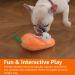 Amazon Basics Hide and Seek Squeaky Dog Plush Toy Rabbit and Carrot Orange and White 5 Count - Buy Online on GoSupps.com