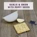 Triscuit Garlic & Onion Poppy Seed Crackers 8oz (Pack of 6) | Non-GMO, Savory Snack Option - Buy Online on GoSupps.com