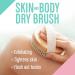 Cellulite Reduction & Lymphatic Drainage Dry Body Brush - Exfoliating Shower Scrubber with Soft Massage Nodules for Smooth Skin - 100% Natural Bristle Brush - Buy Online on GoSupps.com
