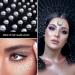 Face Gems Rhinestones Eye Jewels Stickers - Festival Diamonds Makeup for Eyes Hair Body Proms Decorations (White) - Buy Online on GoSupps.com