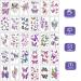 Coszeos 3D Butterfly Temporary Tattoos - 60 Colorful Sheets for Women, Girls, and Kids | Waterproof Body Art Stickers for Face, Arms - Birthday Party Favors & Gifts - Buy Online on GoSupps.com