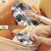 NAANLE Cartoon Cats Transparent 2L Warm Water Bottle - Large Hot & Cold Therapy Bag for Pain Relief Bed & Hand Feet Warmer - Buy Online on GoSupps.com