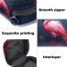 Flamingo Period Bag - Large Menstrual Cup Pouch & Sanitary Napkin Organizer - Buy Online on GoSupps.com
