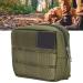 Dog Saddle Bag Pet Rehabilitation Lifts Vest Adjustable Breathable Straps Saddle Bags Backpack Hiking Comfortable Service Hound Saddle Bag for Training Hiking Camping Long Walk (Zipper Bag - Army Zipper Bag - Army Green