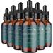 Illuderma Serum 100% Natural Facial Serum with 16 Beneficial Ingredients for Hydrated Nourished Skin 1 Oz 30ml 6 Month Supply 1 Fl Oz (Pack of 6)