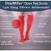 Doc Miller Open Toe Compression Socks 20-30mmHg Support | XX-Large - Buy Online on GoSupps.com