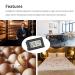 Haobase Digital Thermometer Hygrometer Pack of 2 Hygrometer Thermometer Mini Probe Thermometers Temperature Humidity Gauge Meter for Reptile Incubator Aquarium Poultry Office Living Room (2 Pack) - Buy Online on GoSupps.com