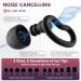 Noise Cancelling Ear Plugs for Sleeping - 2 Pairs Soft Silicone Earplugs with 30dB Noise Reduction - Perfect for Sleep Snoring and Concerts - Black - Buy Online on GoSupps.com