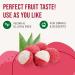 The Inspire Food Co. Lychee Fruit Syrup for Bubble Tea - 300ml | Vegan Gluten-Free Boba Tea Mix for Smoothies & Slushes - Buy Online on GoSupps.com