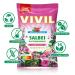 VIVIL Sage Cough Drops with 14 Herbs - Sugar-Free Vegan - 120g Bag - Buy Online on GoSupps.com